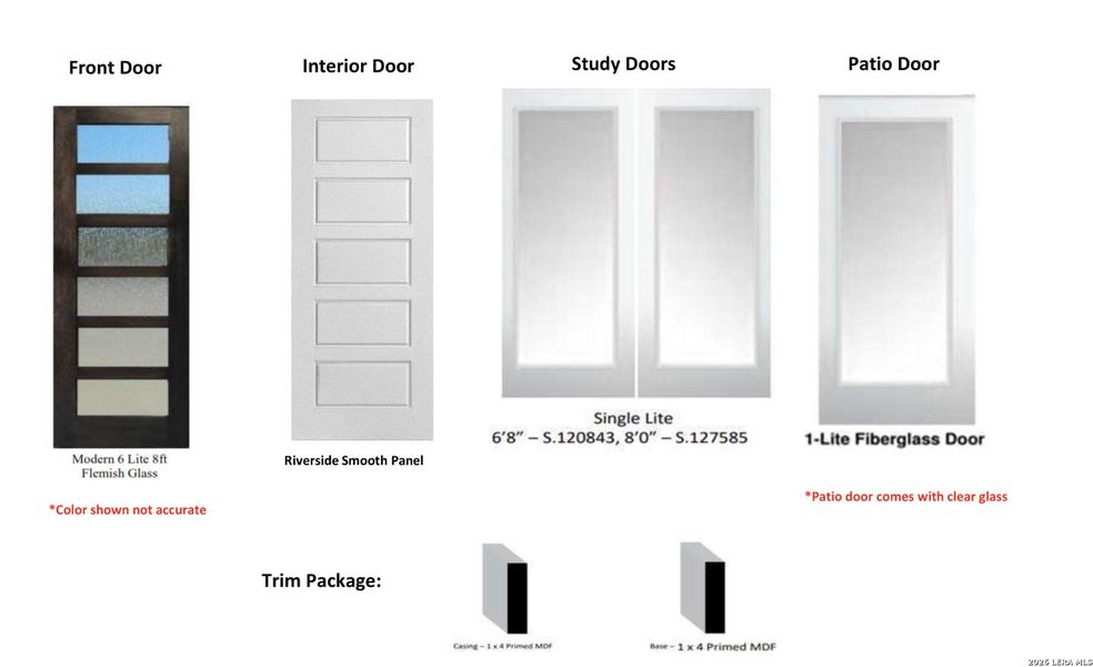 Sample of building materials used in homes in Buffalo Crossing, Cibolo (Image 4).