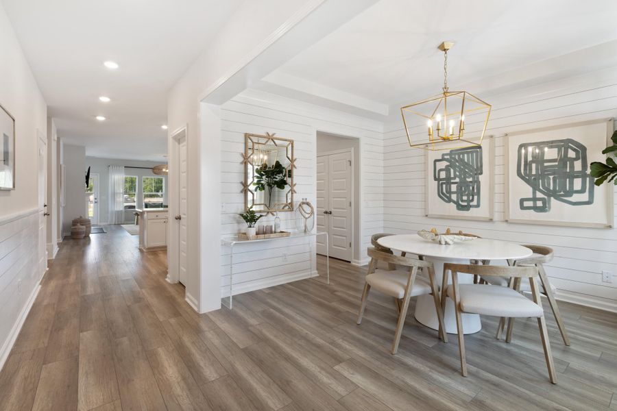 Furnished interior view inside a new home in Limehouse Farms, Summerville (Image 4).