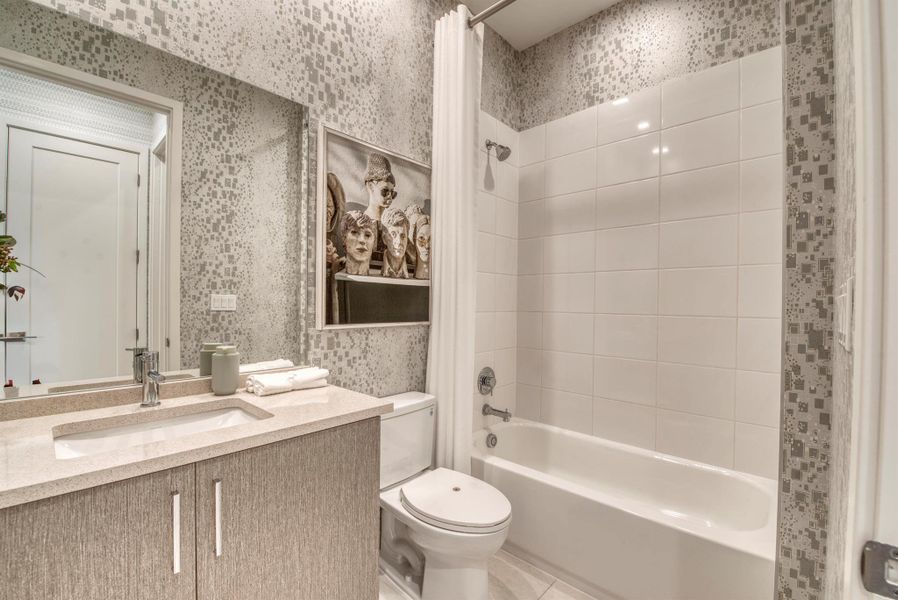 Furnished interior view inside a new home in Apex at Avenir, Palm Beach Gardens (Image 13).