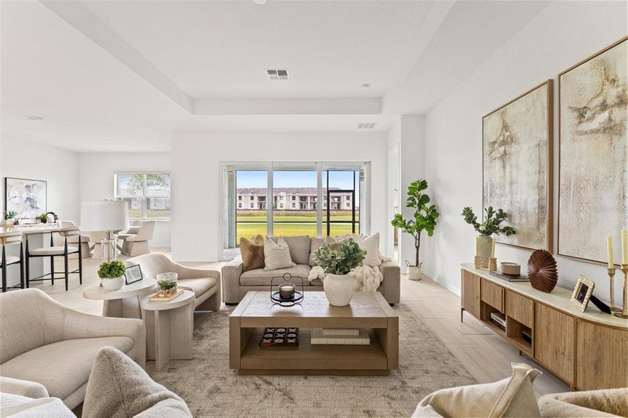 Furnished interior view inside a new home in , Lakewood Ranch (Image 15). Furnished interior view inside a new home in , Lakewood Ranch (Image 15).