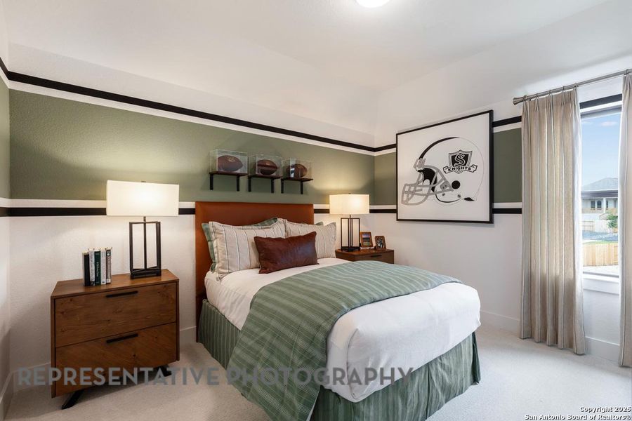 Furnished interior view inside a new home in Homestead, Schertz (Image 43).