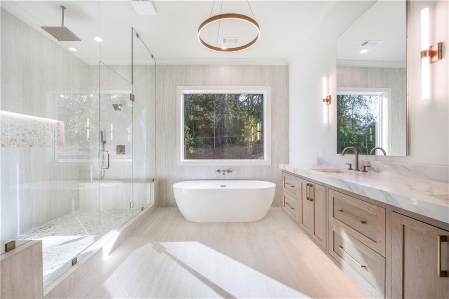 Furnished interior view inside a new home in , Alpharetta (Image 14). Furnished interior view inside a new home in , Alpharetta (Image 14).