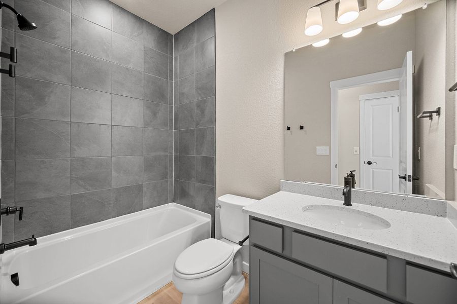 Furnished interior view inside a new home in Trails at Aspen Ridge-3, Colorado Springs (Image 6).