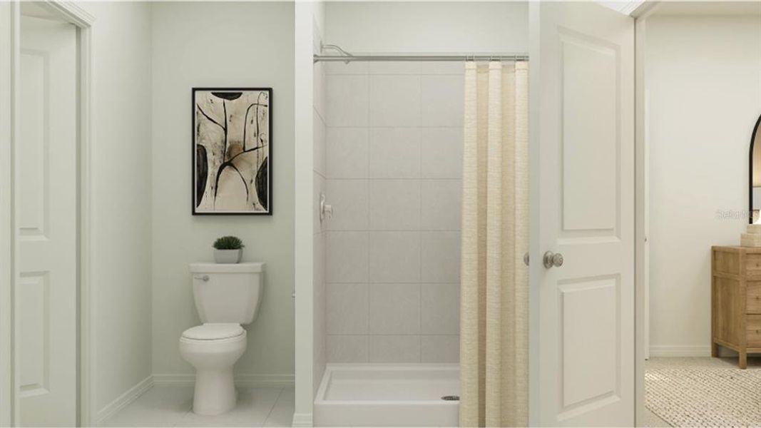 Furnished interior view inside a new home in , Eustis (Image 15).