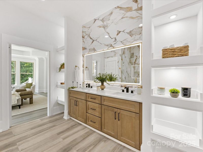 Primary bathroom Primary bathroom