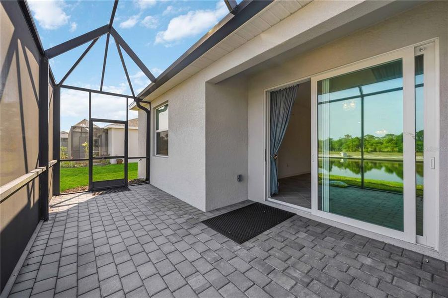 Exterior details and patio area of a home in , Englewood (Image 23).