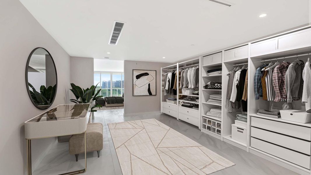 Furnished interior view inside a new home in Alina Residences, Boca Raton (Image 13).