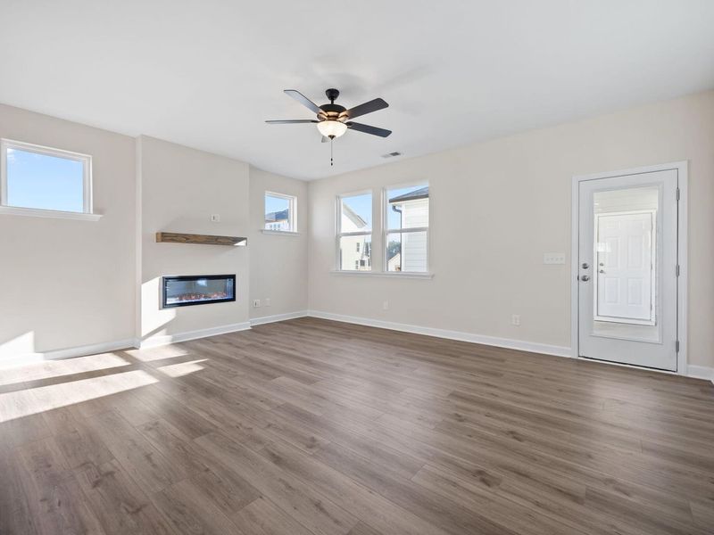 Spacious, unfurnished interior of a new home in Forestville Yard, Knightdale (Image 15).