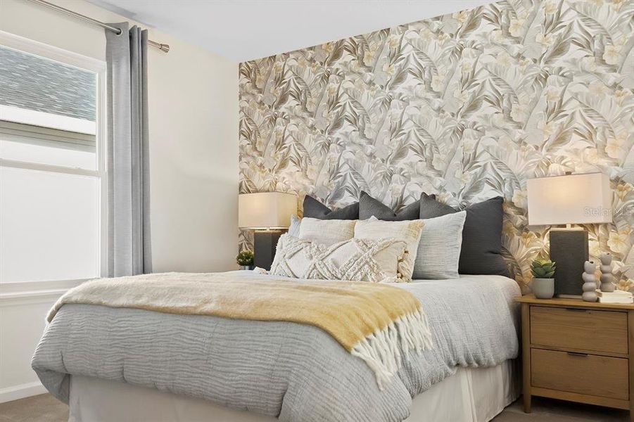 Furnished interior view inside a new home in Beach Park Village, Palm Coast (Image 6).