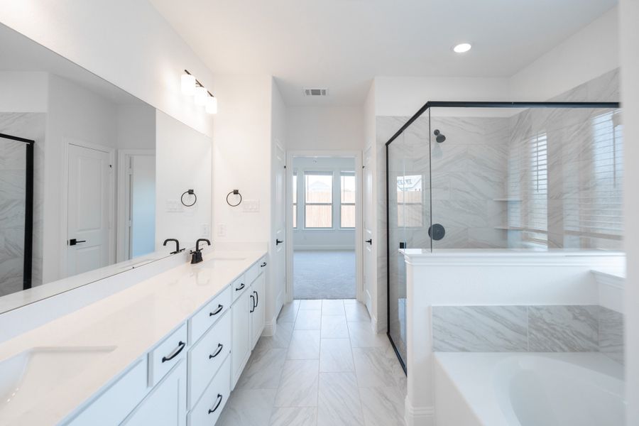 Furnished interior view inside a new home in Valencia on the Lake, Little Elm (Image 7).