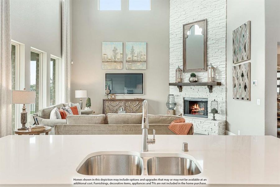 Furnished interior view inside a new home in Liberty, Melissa (Image 6).