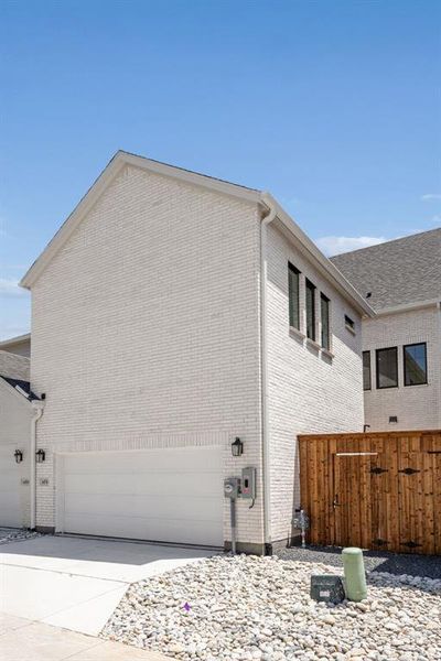 Exterior details and patio area of a home in , Frisco (Image 24).