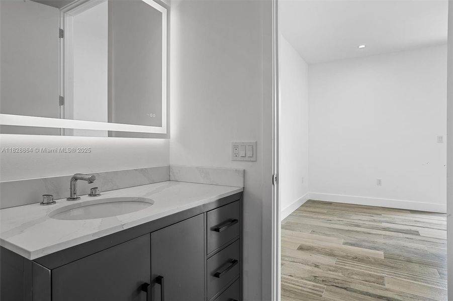 Furnished interior view inside a new home in , Miami (Image 14).