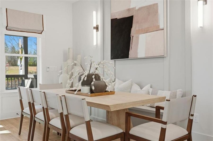 Furnished interior view inside a new home in The Eighteen, Atlanta (Image 24).