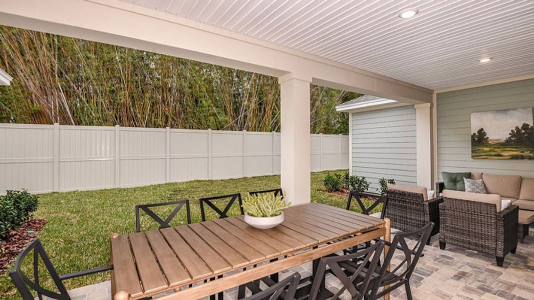 Representative exterior details of a home built from the Armona by Taylor Morrison in Headwaters at Lofton Creek, Yulee (Image 4).