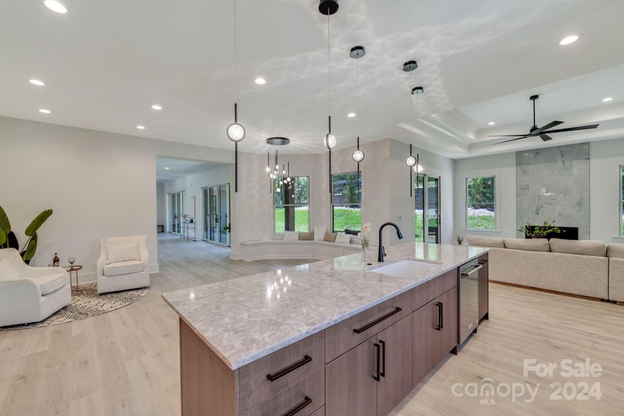 Furnished interior view inside a new home in , Charlotte (Image 15).
