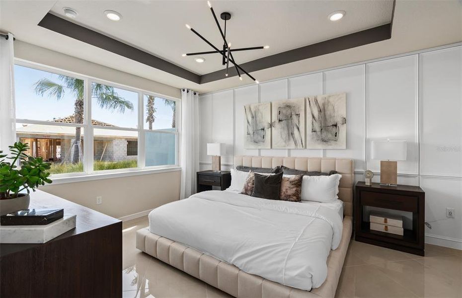 Furnished interior view inside a new home in Del Webb Sunbridge, St. Cloud (Image 9).