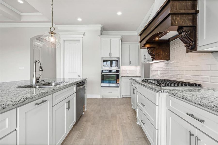 Furnished interior view inside a new home in , Godley (Image 6).