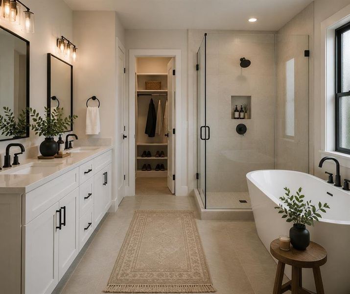 Furnished interior view inside a new home in , Gordonville (Image 7).