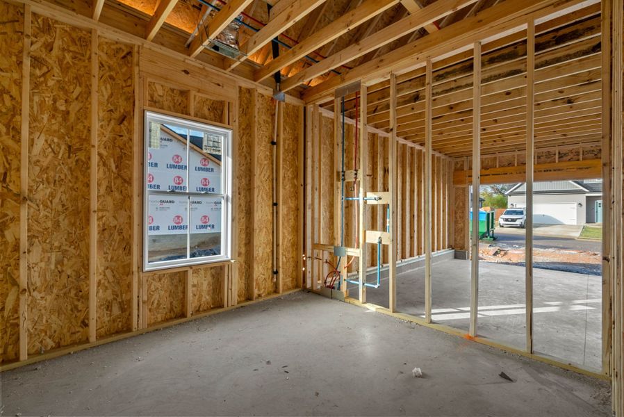 In-progress construction of a new home in Cherry Fields, Clarksville, TN (Image 11).