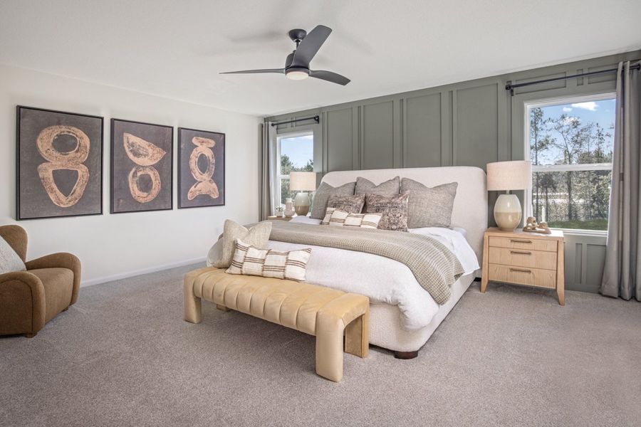 Representative furnished interior of a home built from the 2089 by KB Home in Somerset - Classic Series, Palm Coast (Image 8).