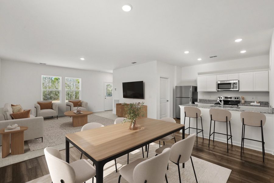 Representative furnished interior of a home built from the Mare by Starlight Homes in Sutton Farms, San Antonio (Image 3).