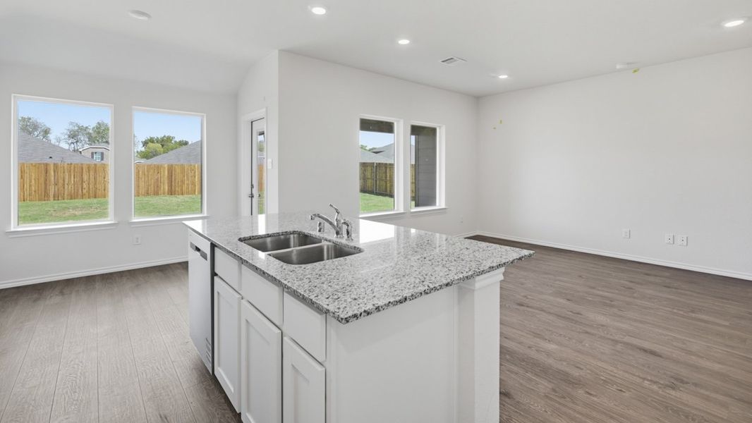 Furnished interior view inside a new home in Saddlebrook, Waxahachie (Image 4).