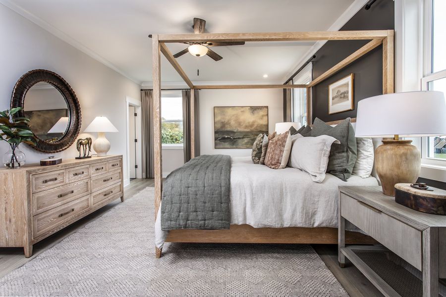 Representative furnished interior of a home built from the Riverside by Beazer Homes in The Paddocks at Doc Hughes, Buford (Image 8).
