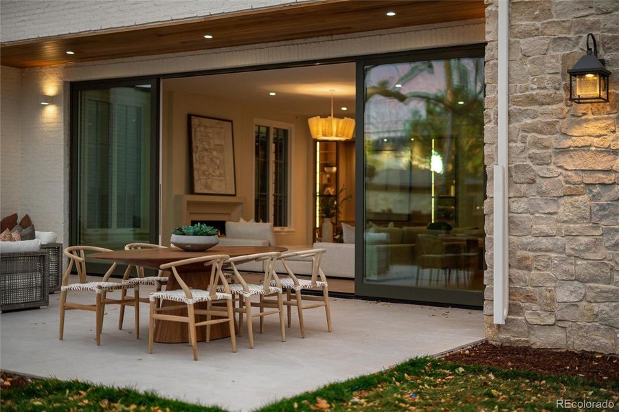 Exterior details and patio area of a home in , Denver (Image 3).