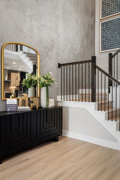 Furnished interior view inside a new home in Terrace Collection At Turner's Crossing, Buda (Image 8).