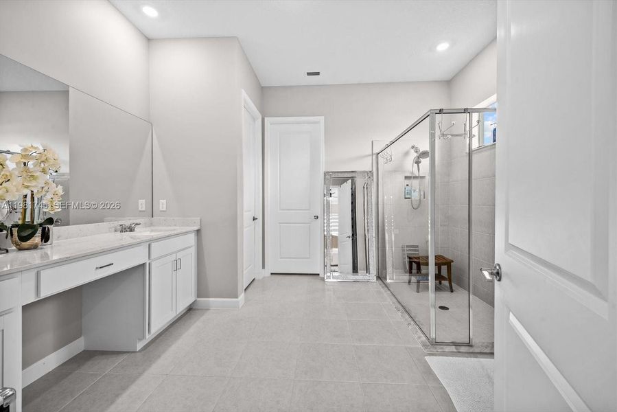 Furnished interior view inside a new home in Veranda Preserve, Port St. Lucie (Image 26).