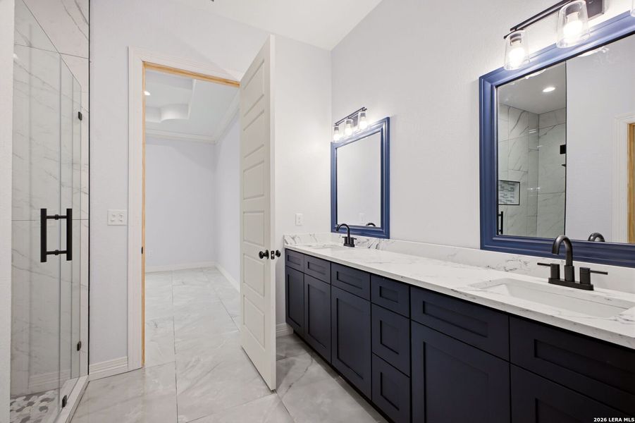 Furnished interior view inside a new home in , Spring Branch (Image 9).