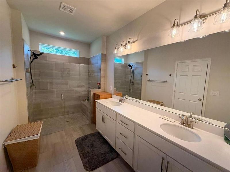 Furnished interior view inside a new home in Wehunt Meadows, Hoschton (Image 11).