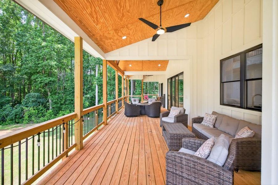 Furnished interior view inside a new home in , Buford (Image 59).