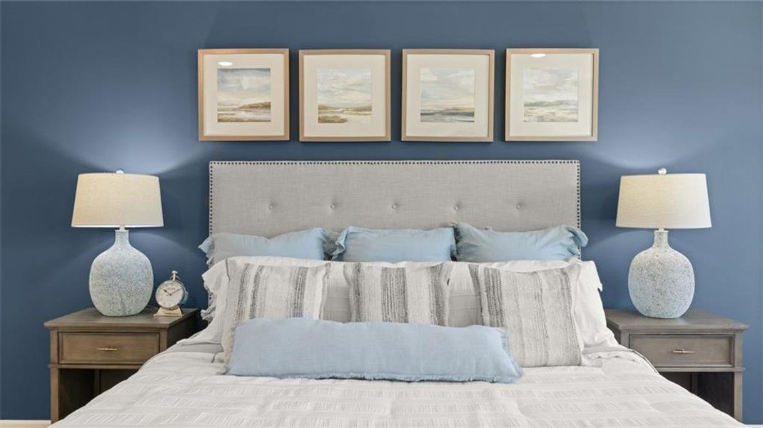 Furnished interior view inside a new home in Kingston Ranch at Lake Oconee, Buckhead (Image 15).