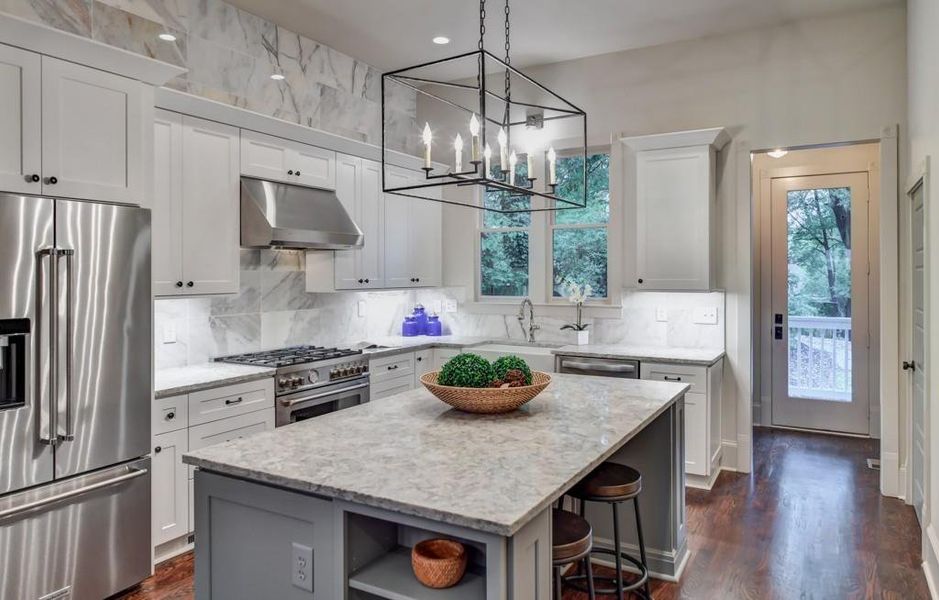 Furnished interior view inside a new home in , Atlanta (Image 12).