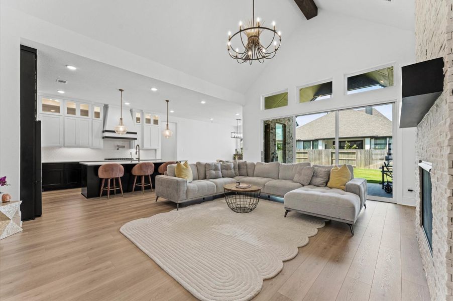Furnished interior view inside a new home in , Fulshear (Image 15).