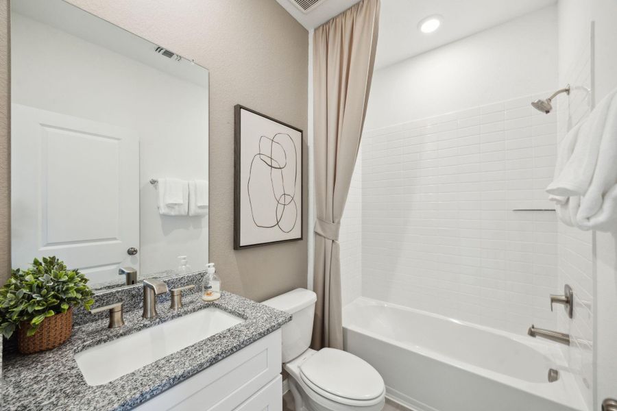 Furnished interior view inside a new home in Windcress, Cove (Image 9).