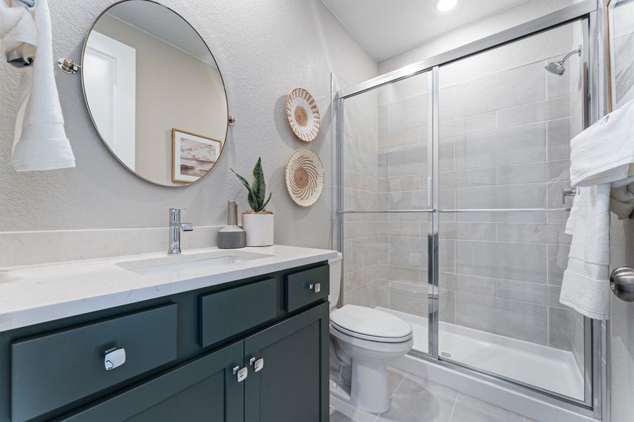 Representative furnished interior of a home built from the Windsor by Taylor Morrison in Macanta City Collection, Castle Rock (Image 29).