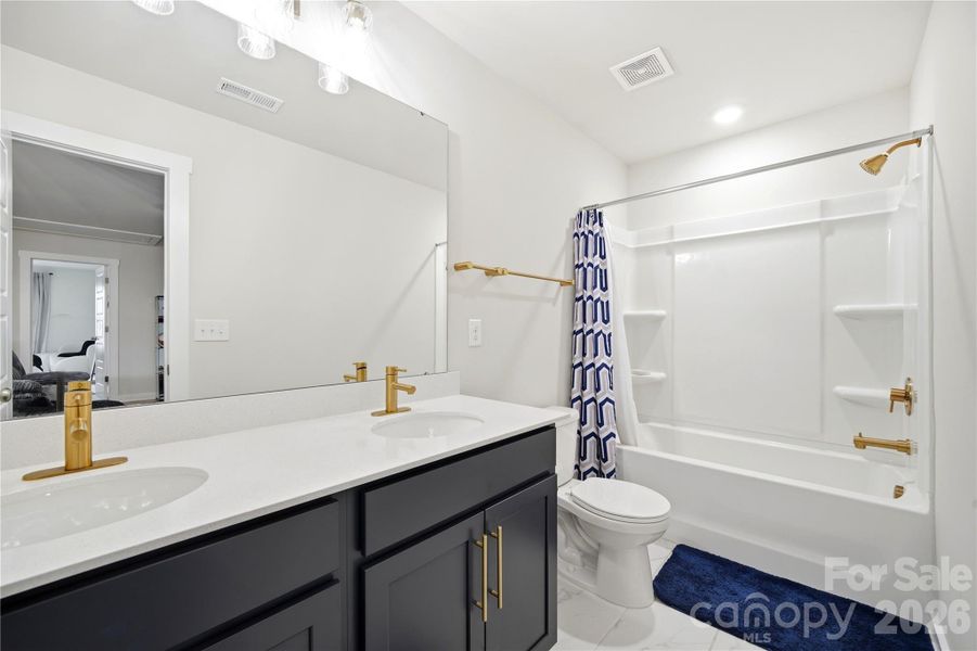 Furnished interior view inside a new home in , Charlotte (Image 17).