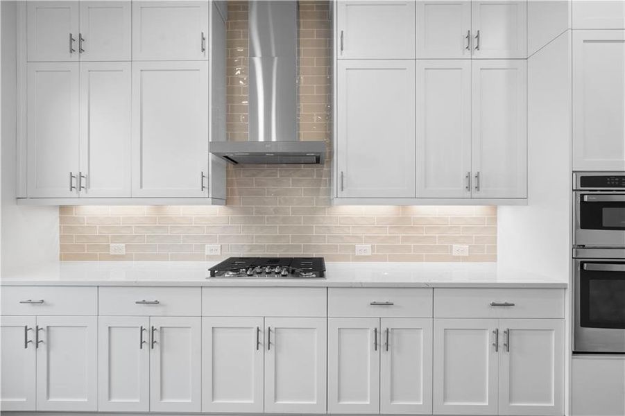 Furnished interior view inside a new home in Ward's Crossing Townhomes, Johns Creek (Image 6).