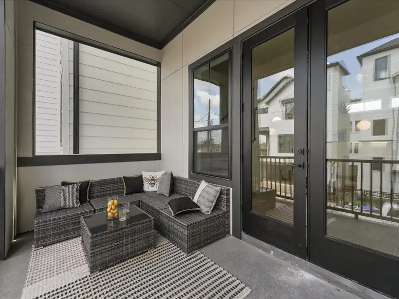 Exterior details and patio area of a home in , Houston (Image 23). Exterior details and patio area of a home in , Houston (Image 23).