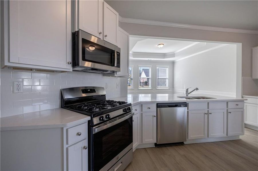 Furnished interior view inside a new home in , Social Circle (Image 12). Furnished interior view inside a new home in , Social Circle (Image 12).