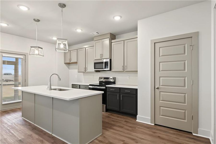 Furnished interior view inside a new home in , Norcross (Image 7).