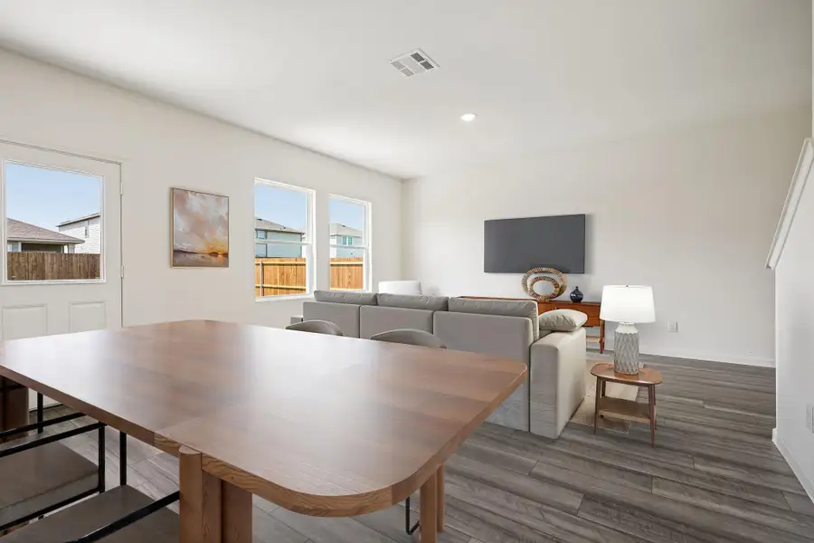 Furnished interior view inside a new home in Eagles Landing, Elgin (Image 4).
