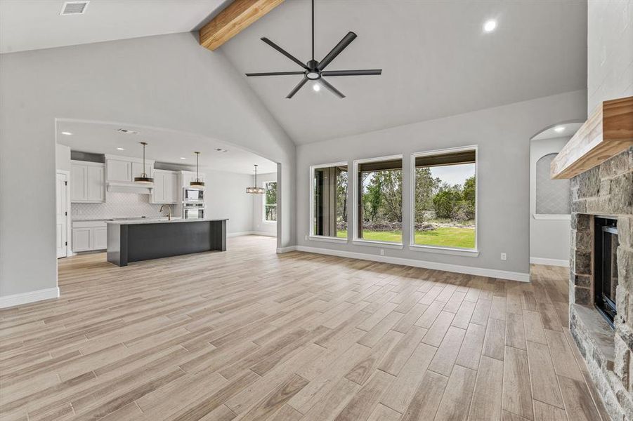 Furnished interior view inside a new home in , Bluff Dale (Image 10).