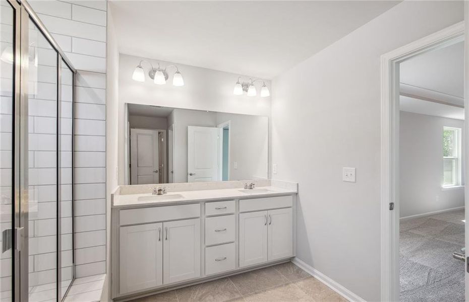 Furnished interior view inside a new home in Watermist at Mirror Lake, Villa Rica (Image 10).