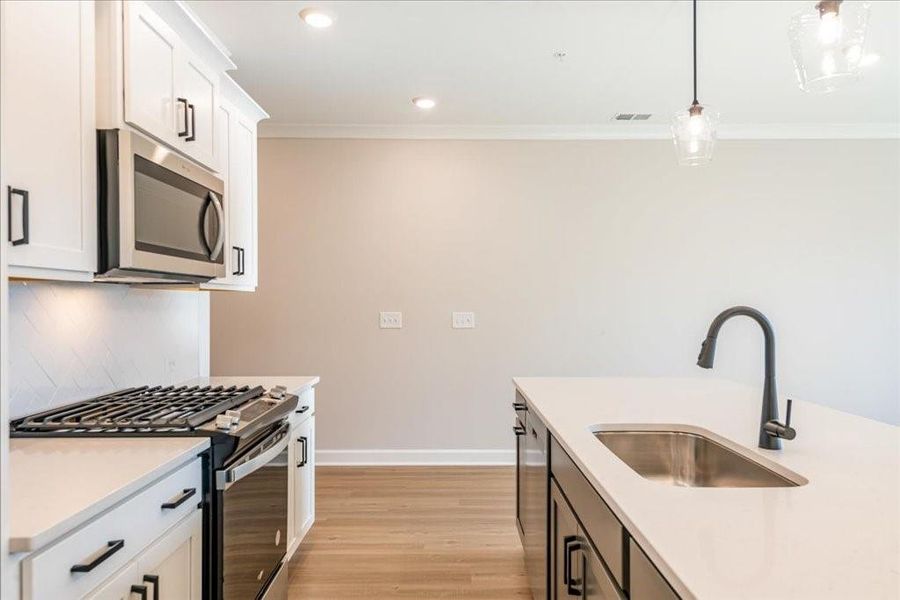 Furnished interior view inside a new home in River Walk Place, Lawrenceville (Image 5).