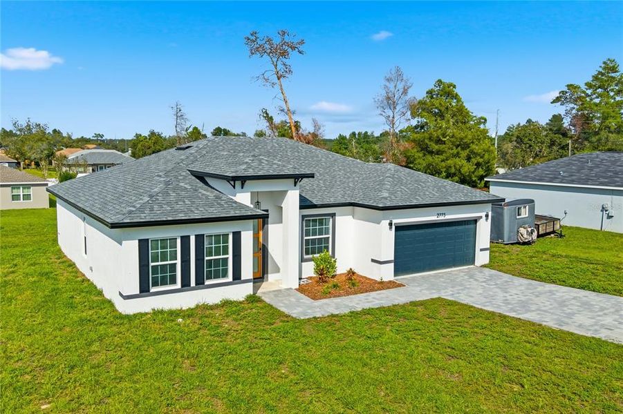 Front exterior of a new home in , Ocala, FL, highlighting curb appeal (Image 19). Front exterior of a new home in , Ocala, FL, highlighting curb appeal (Image 19).