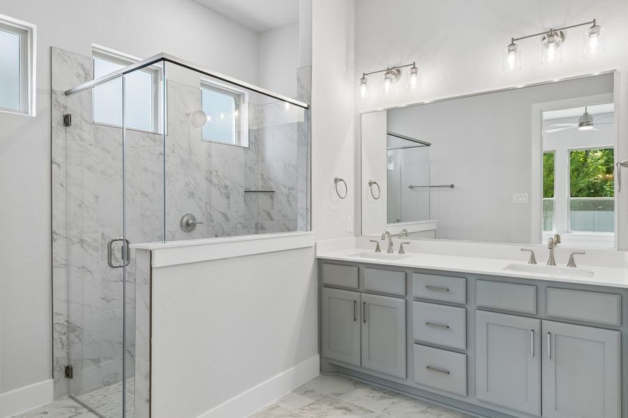 Furnished interior view inside a new home in Painted Tree Lakeside, McKinney (Image 10).